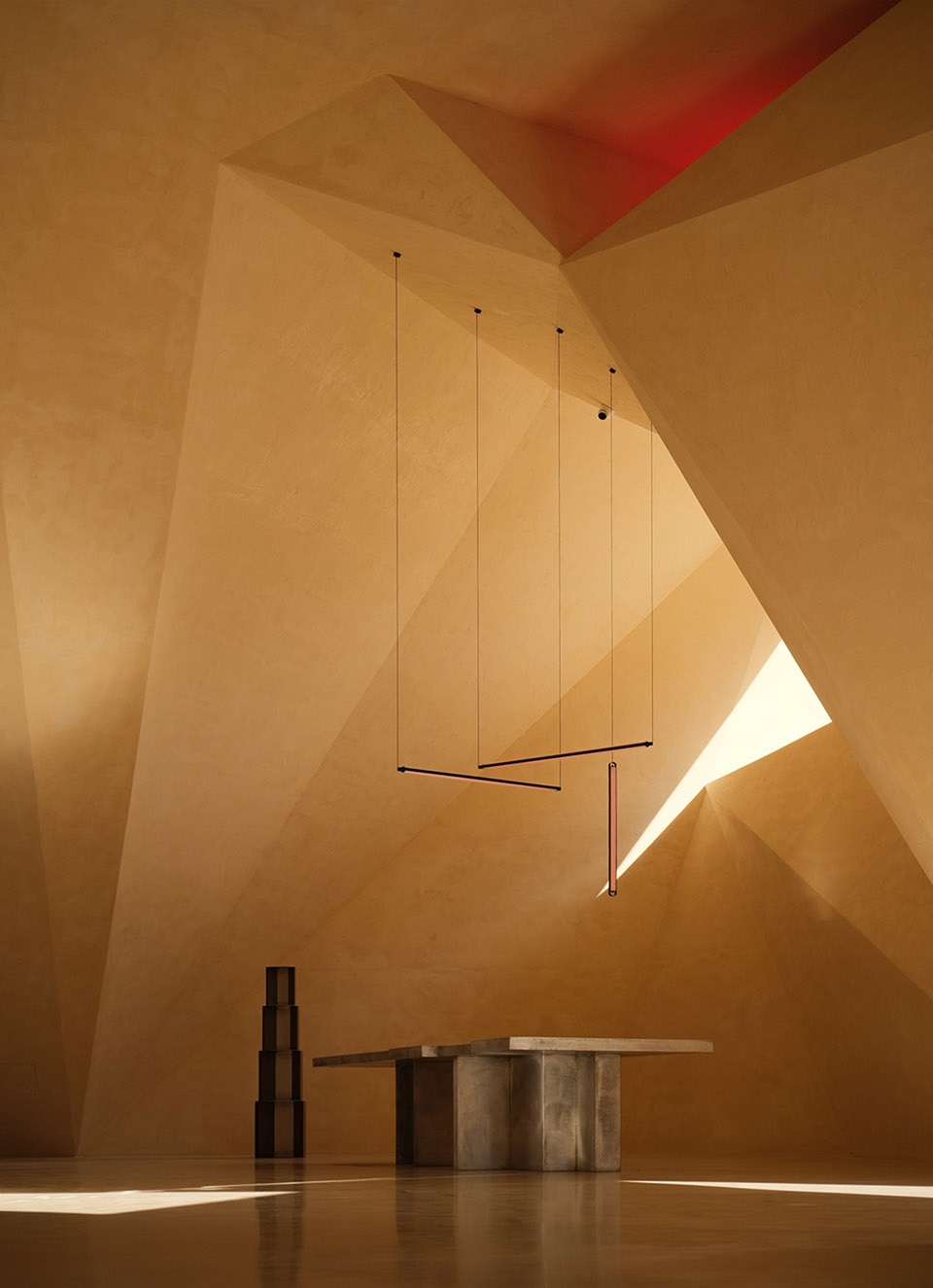 light museum fang eyewear showroom by m d design studio