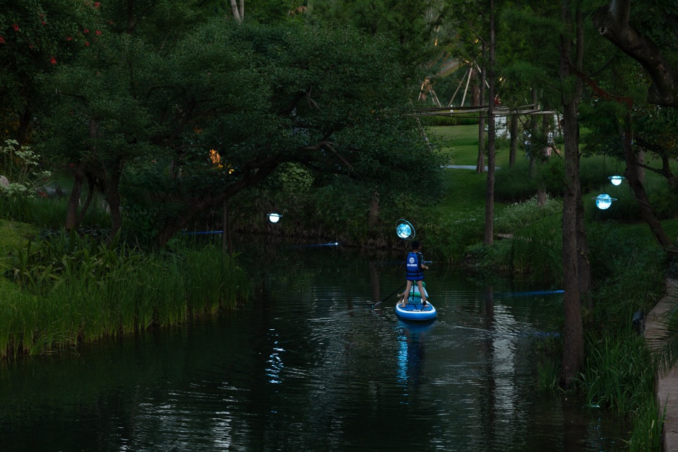paddleboat park chengdu luxelake eco city by wtd group