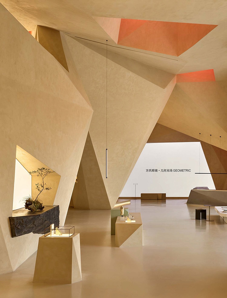 light museum fang eyewear showroom by m d design studio
