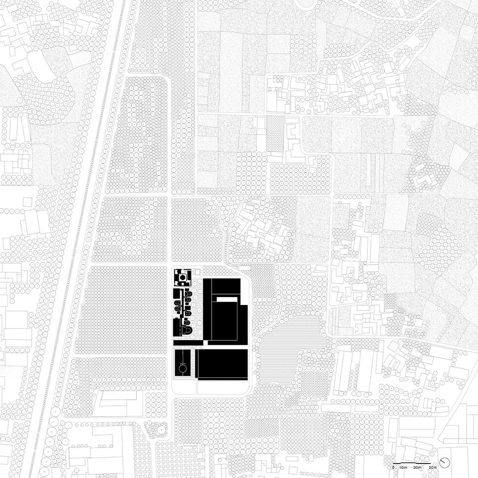 yongli red tile plaza by we arch