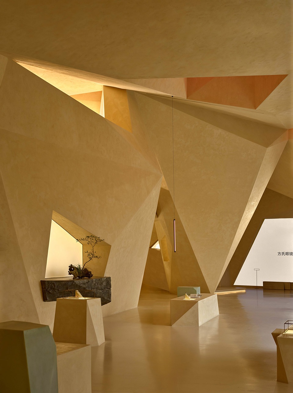 light museum fang eyewear showroom by m d design studio