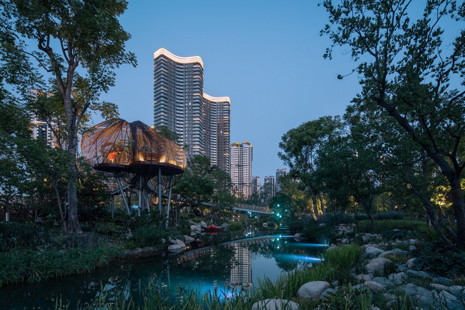 paddleboat park chengdu luxelake eco city by wtd group
