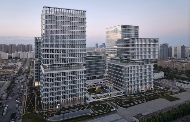 Chip Innovation Community (Information Technology Industry Platform),  Plot 3-2, Area B, Zhangjiang Riverfront Harbor (Shanghai Zhangjiang Integrated Circuit industrial Zone), Pudong, Shanghai by Atelier Z+
