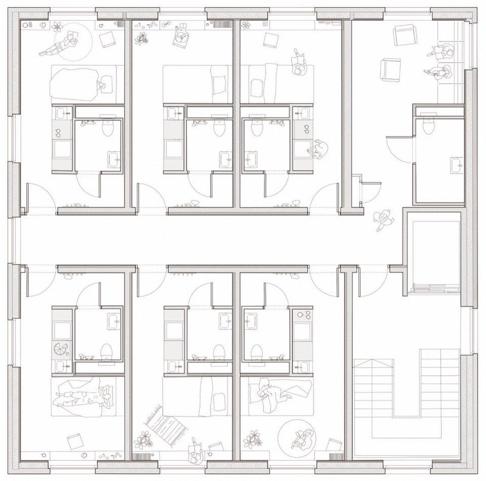 Kallerud Student Housing by Sanden Hodnekvam Architects