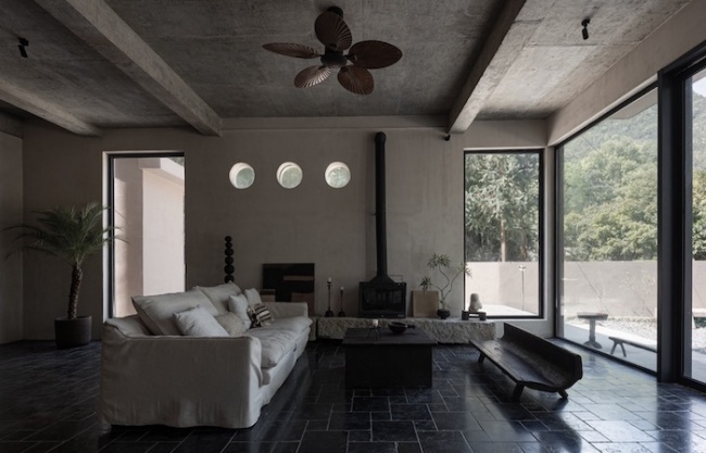 Bamboo dwelling by Hangzhou Yejian Interior Design Co., Ltd.