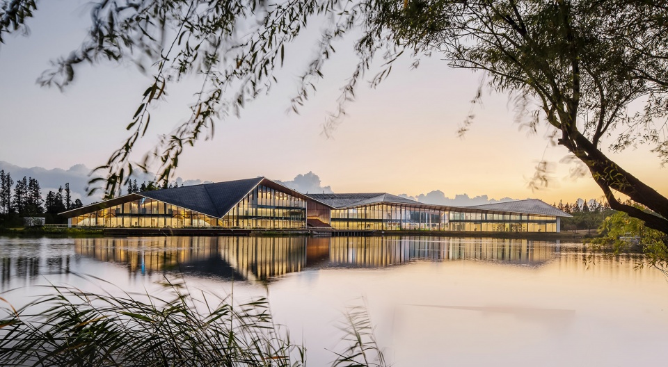 changxing island country park visitor center china by shuishi