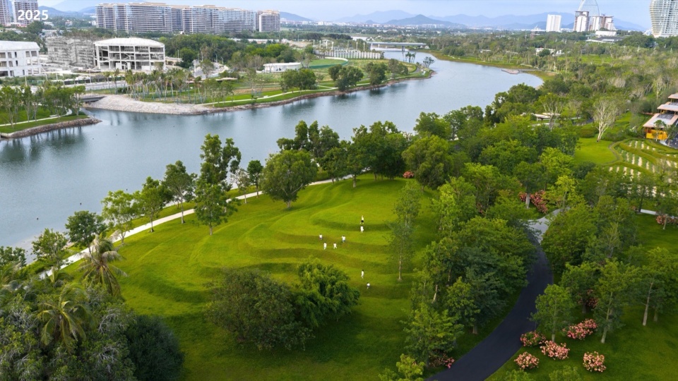 Landscape Design of Haitang River Ecological Park Phase II by LOLA Landscape Architects