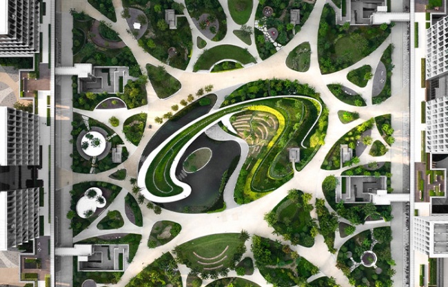 Landscape design of Alibaba Xixi Campus (Park C) by ASPECT Studios