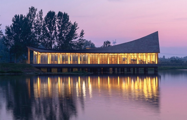 The Driftwood Village Center, Xinyang by Primary Architects