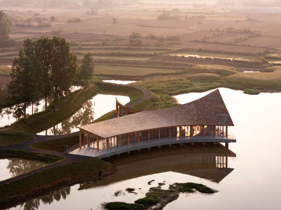 The Driftwood Village Center Xinyang by Primary Architects