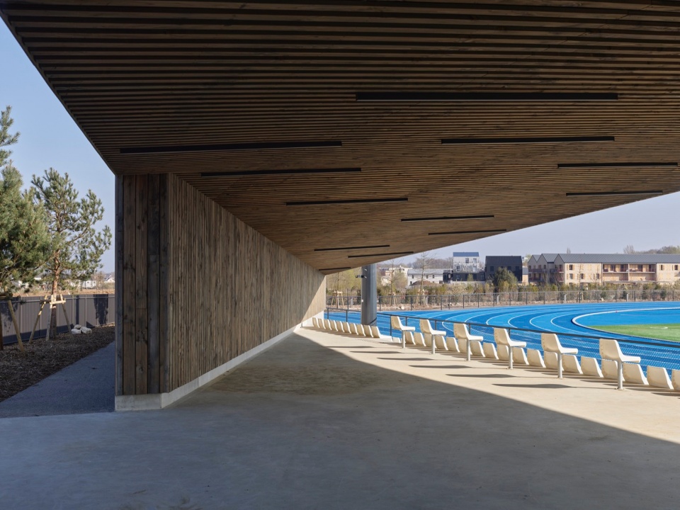 Montevrain stadium by OLGGA Architects