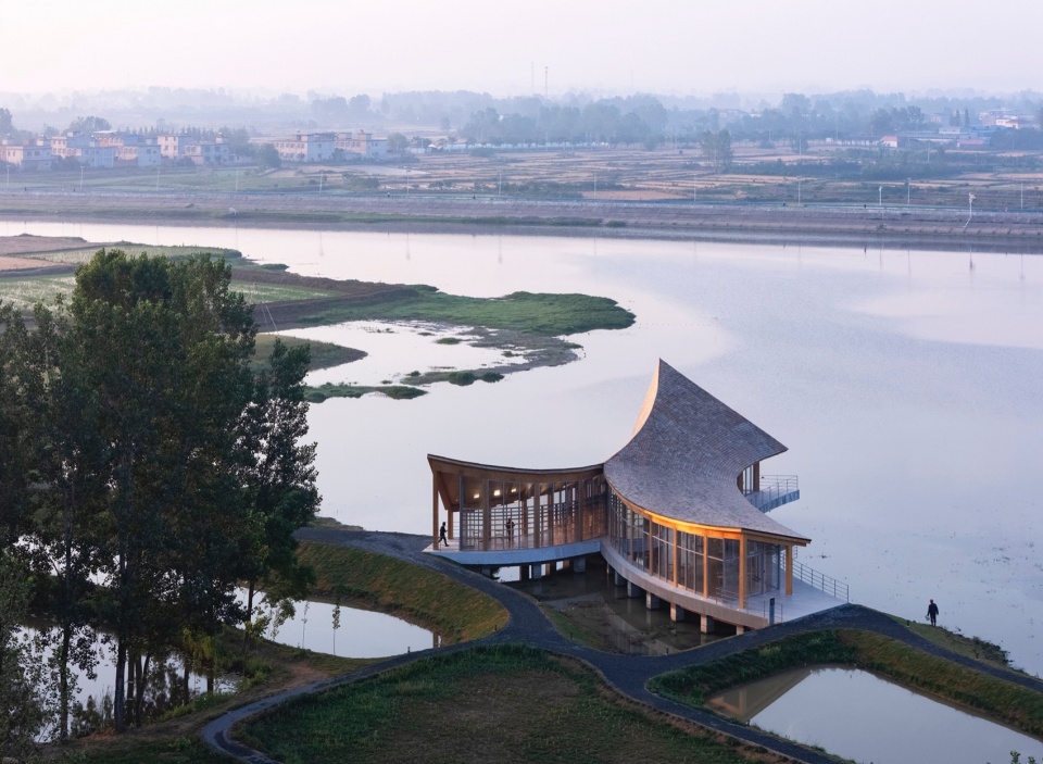 The Driftwood Village Center Xinyang by Primary Architects