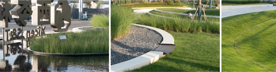 Landscape Design of Green Space on the East Side of Peiya South Road Jinze Town Shanghai by Landscape Design Department Shanghai United D...