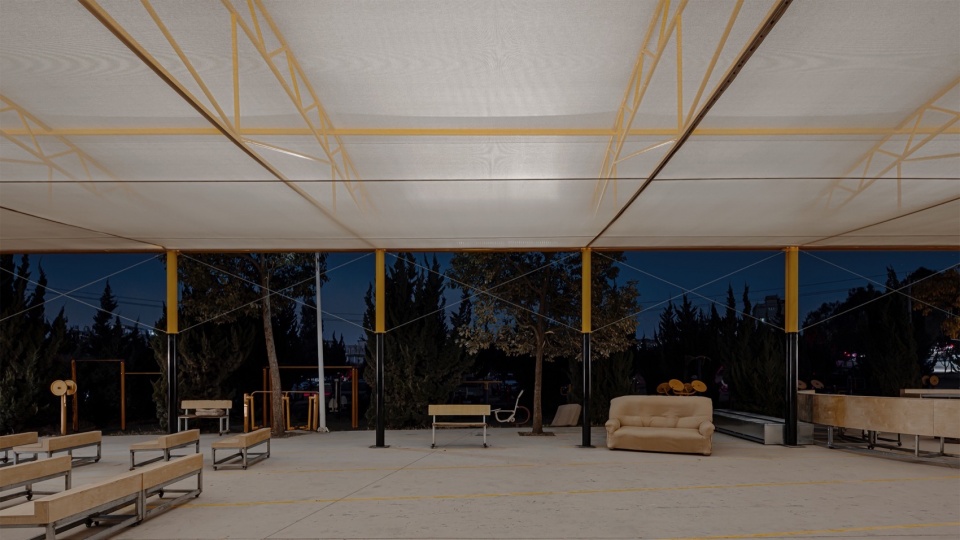 the Marquee Shed of the 2024 Dianchi Art Season by Someyoung Architects