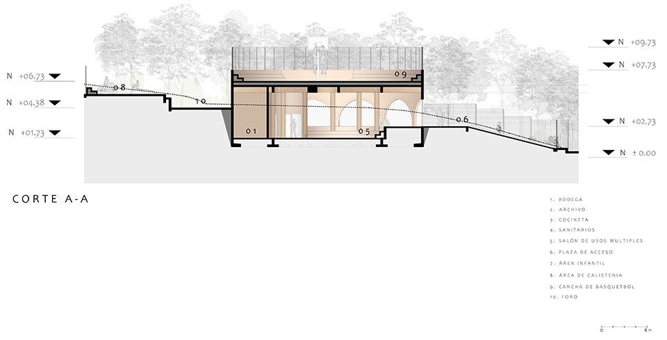 uh infonavit santa fe by amasa estudio