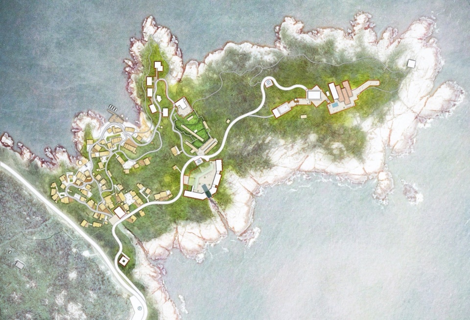 Lost Villa Huanglong Island Lighthouse Hotel by WJ STUDIO