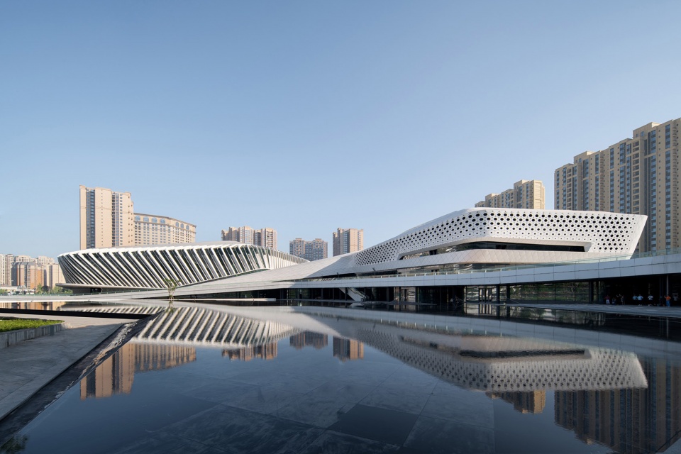 jianyang culture center by china southwest architectural design and research institute