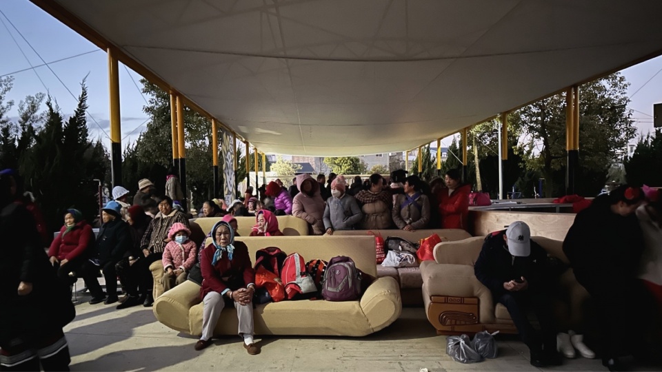 the Marquee Shed of the 2024 Dianchi Art Season by Someyoung Architects