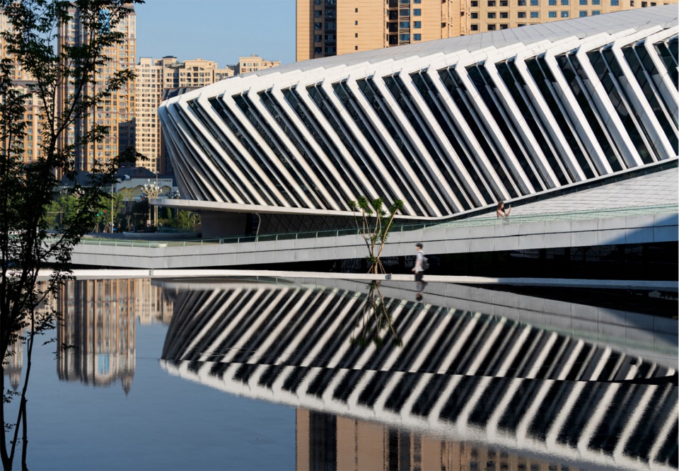 jianyang culture center by china southwest architectural design and research institute