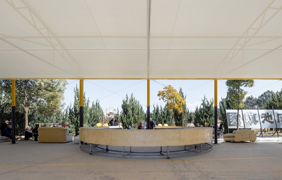 the Marquee Shed of the 2024 Dianchi Art Season by Someyoung Architects