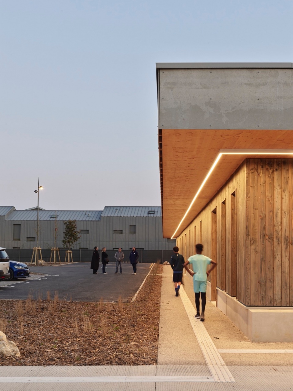 Montevrain stadium by OLGGA Architects