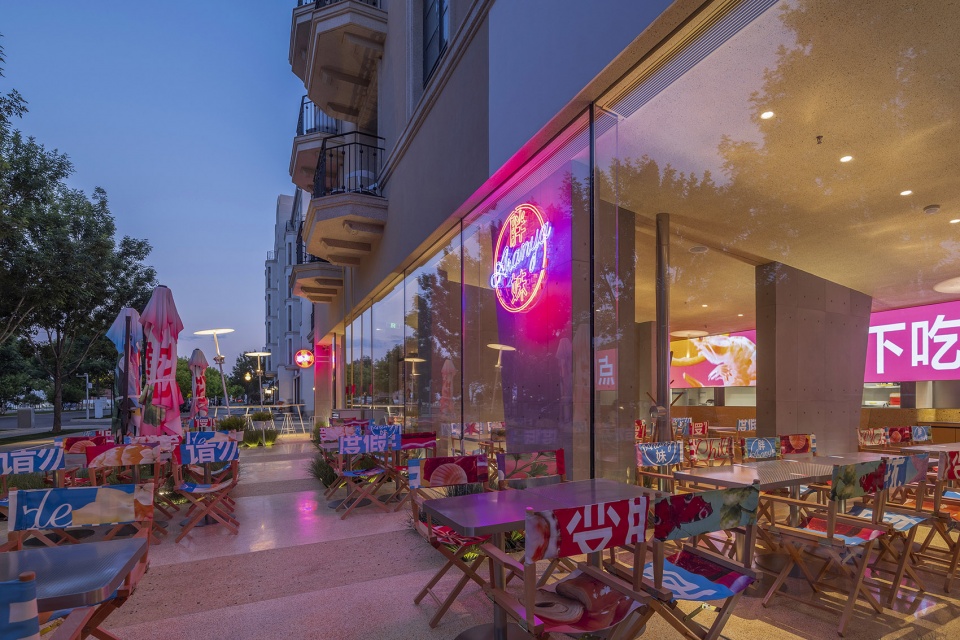 pang mei noodle bar aranya branch by spacestation architects