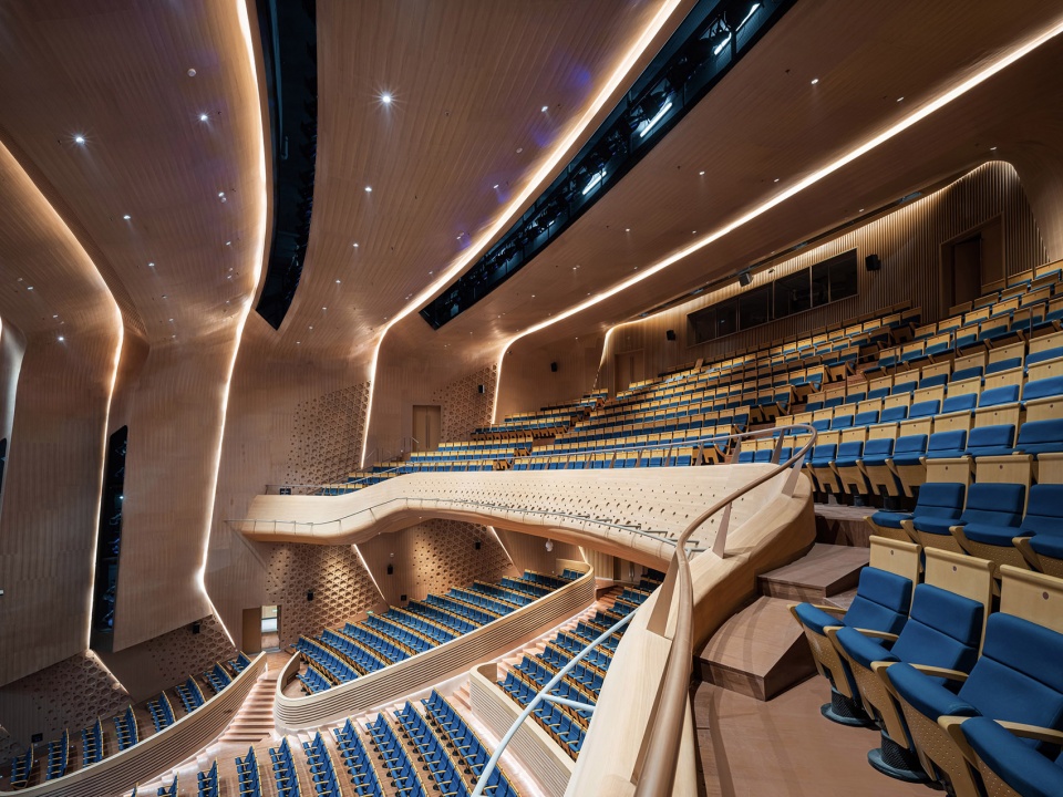 jianyang culture center by china southwest architectural design and research institute