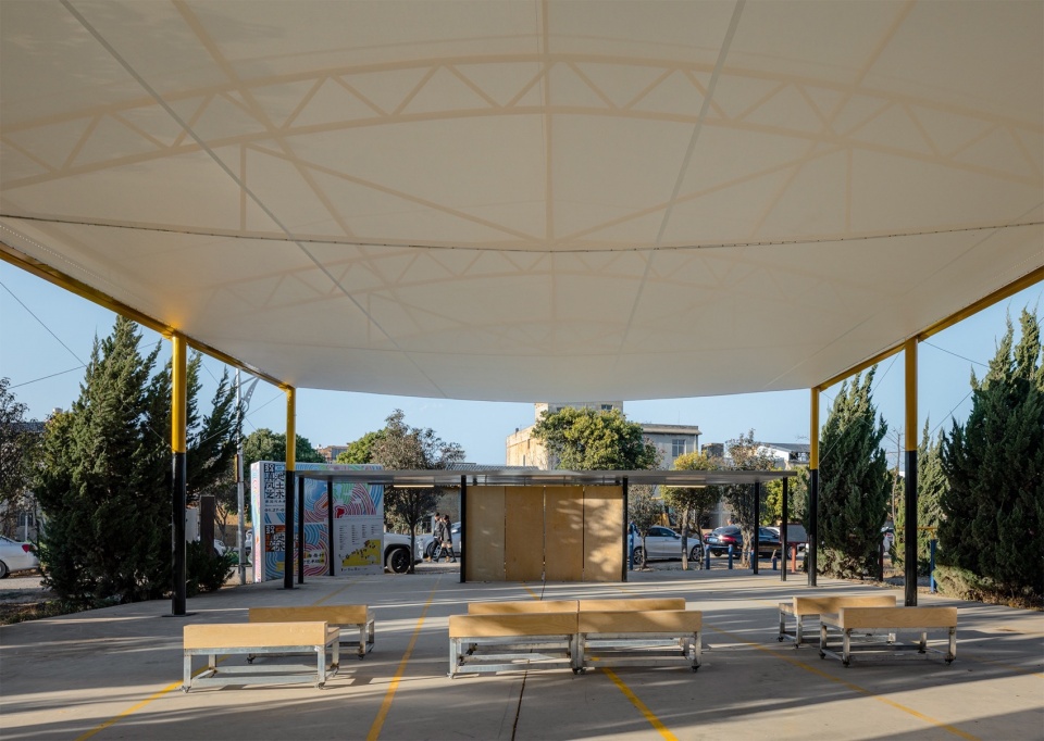 the Marquee Shed of the 2024 Dianchi Art Season by Someyoung Architects