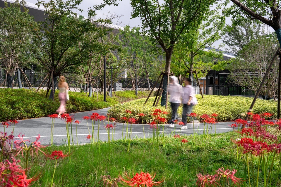 Landscape design of Alibaba Xixi Campus Park C by ASPECT Studios