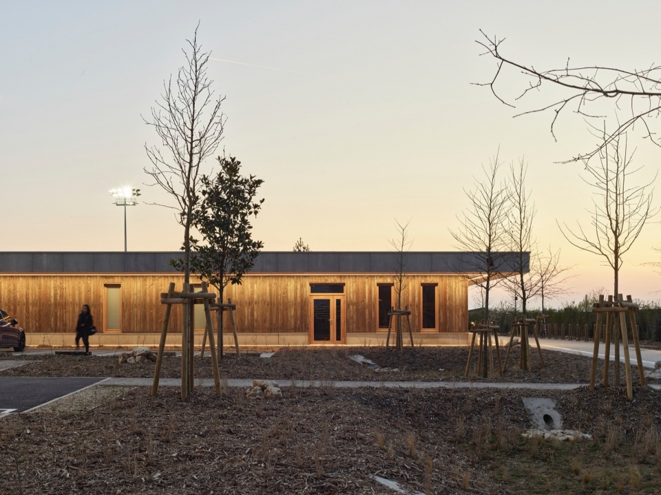 Montevrain stadium by OLGGA Architects