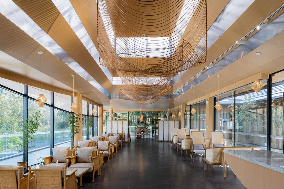Chongzhou Bamboo Craft Village Visitor Center China by Archermit
