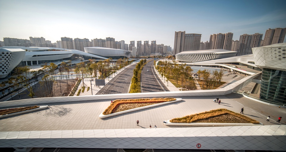 jianyang culture center by china southwest architectural design and research institute
