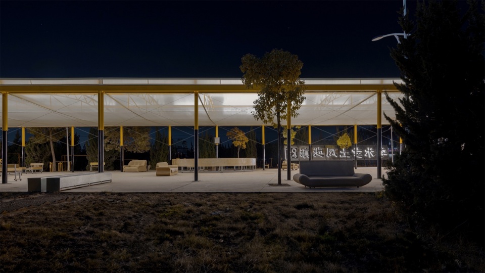 the Marquee Shed of the 2024 Dianchi Art Season by Someyoung Architects