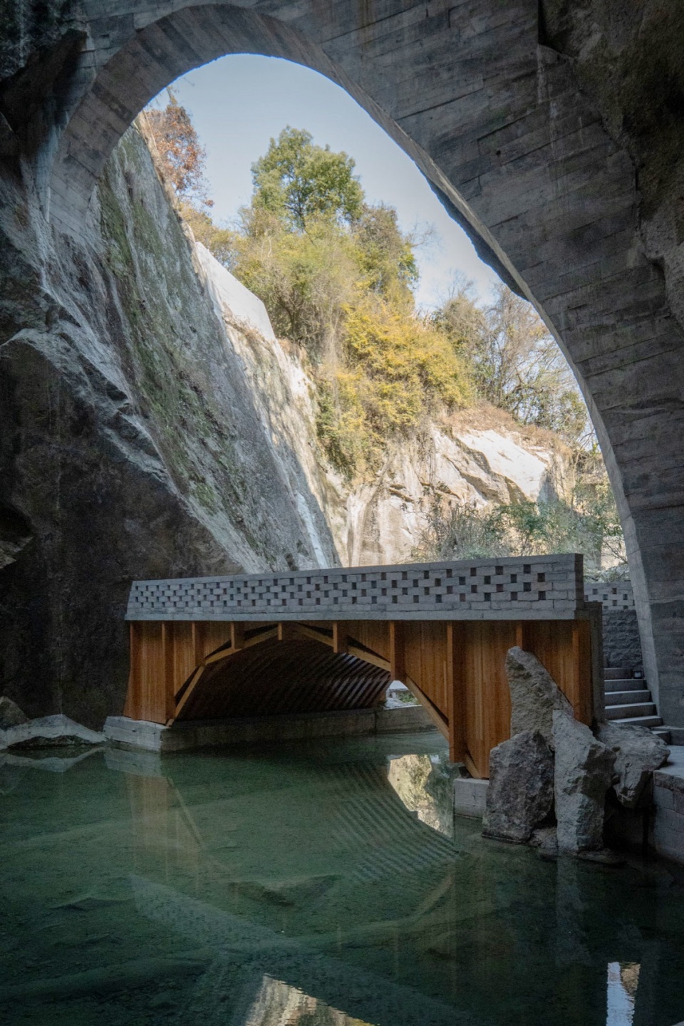 Huangyan Quarry Cultural Art Center by DnA Design and Architecture