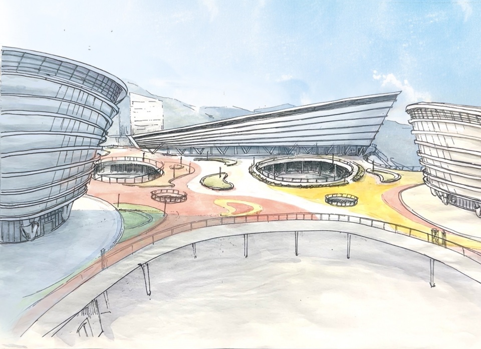 Wenzhou Ouhai Olympic Sports Center by CSADI
