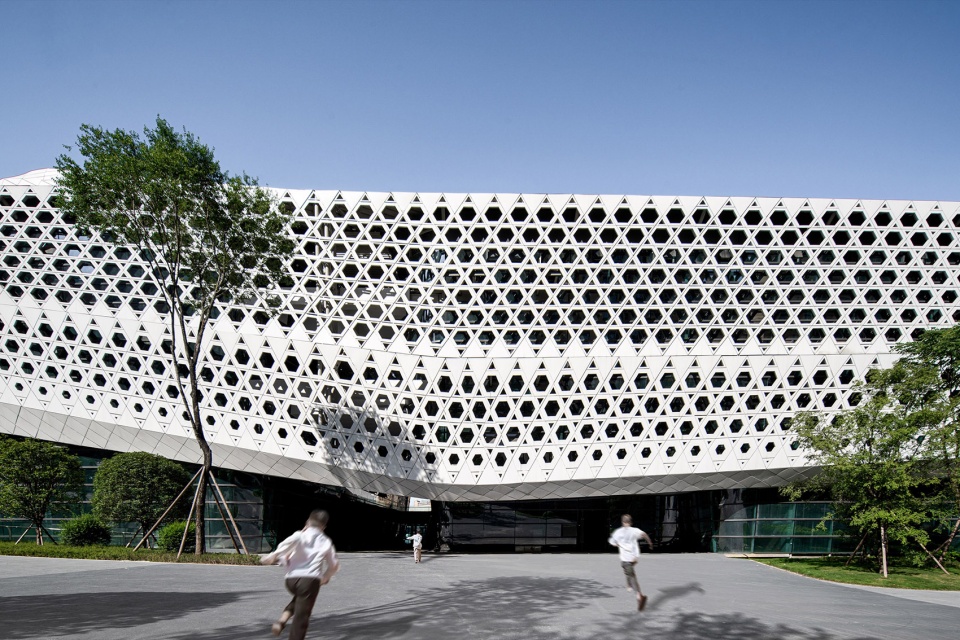 jianyang culture center by china southwest architectural design and research institute