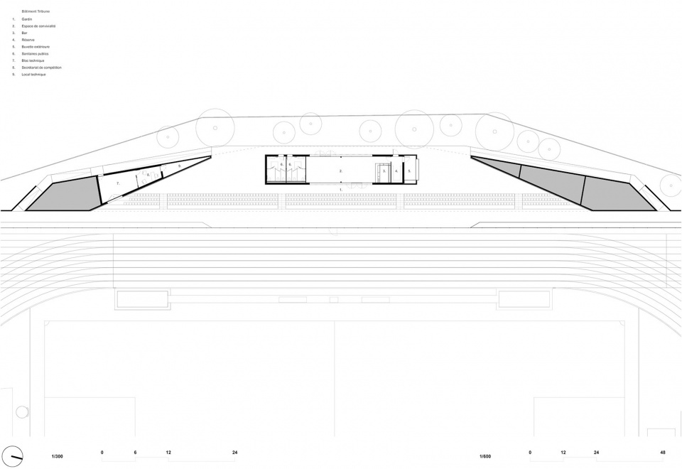 Montevrain stadium by OLGGA Architects