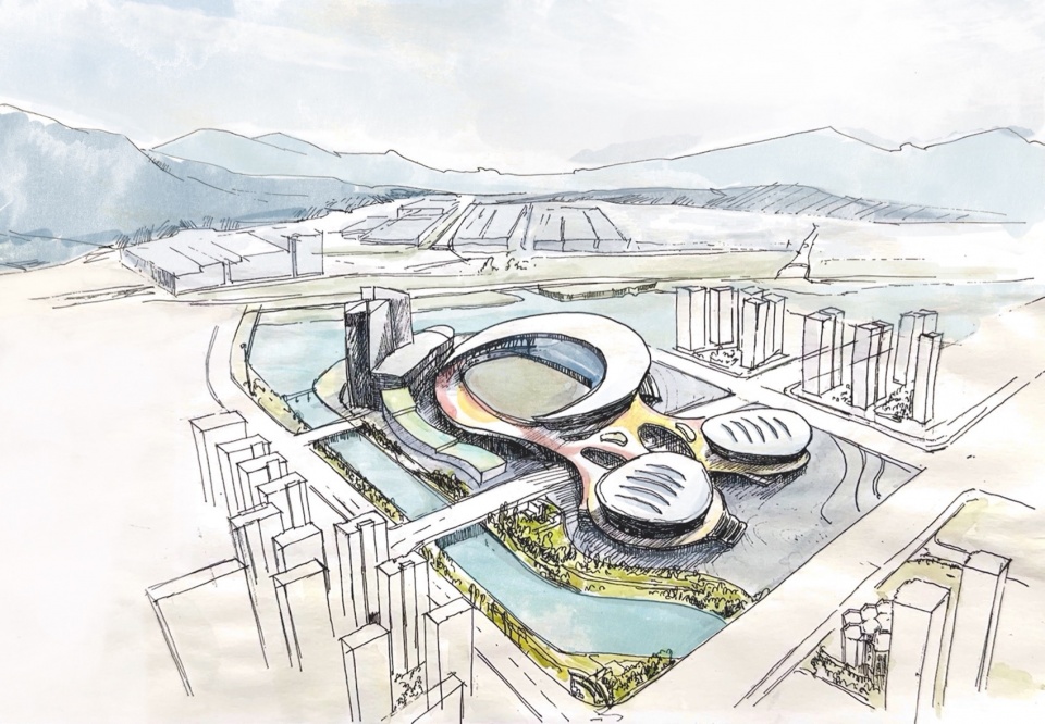 Wenzhou Ouhai Olympic Sports Center by CSADI