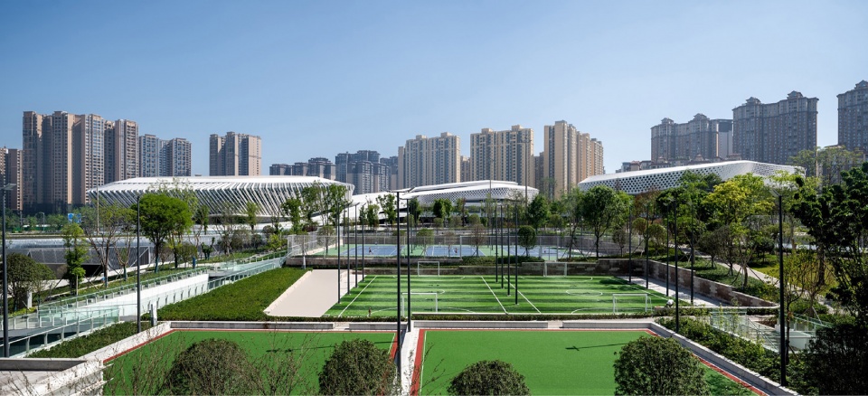 jianyang culture center by china southwest architectural design and research institute