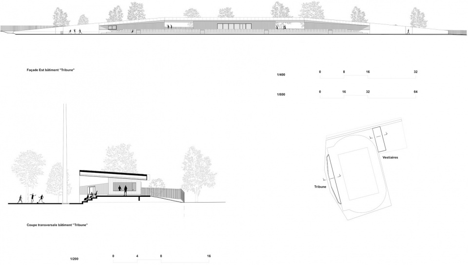Montevrain stadium by OLGGA Architects