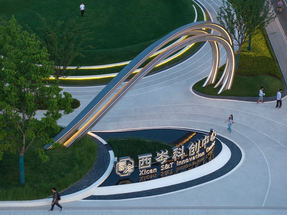 Landscape Design of Green Space on the East Side of Peiya South Road Jinze Town Shanghai by Landscape Design Department Shanghai United D...