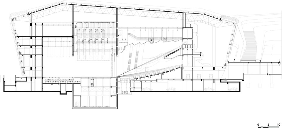 jianyang culture center by china southwest architectural design and research institute