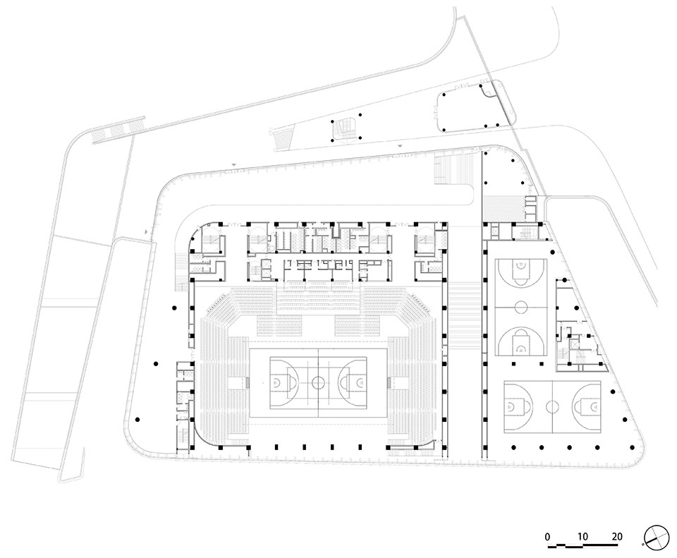 jianyang culture center by china southwest architectural design and research institute