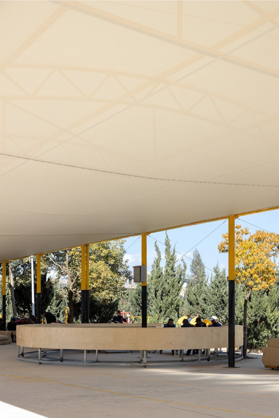 the Marquee Shed of the 2024 Dianchi Art Season by Someyoung Architects