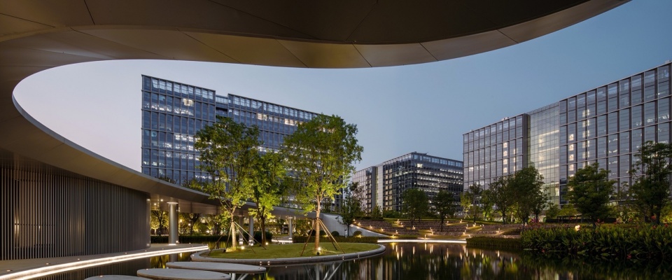 Landscape design of Alibaba Xixi Campus Park C by ASPECT Studios