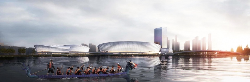 Wenzhou Ouhai Olympic Sports Center by CSADI