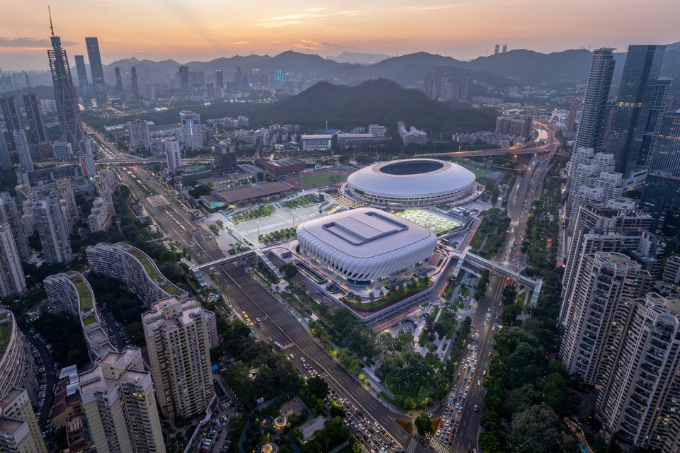 shenzhen sports center landscape architecture by lola landscape architects