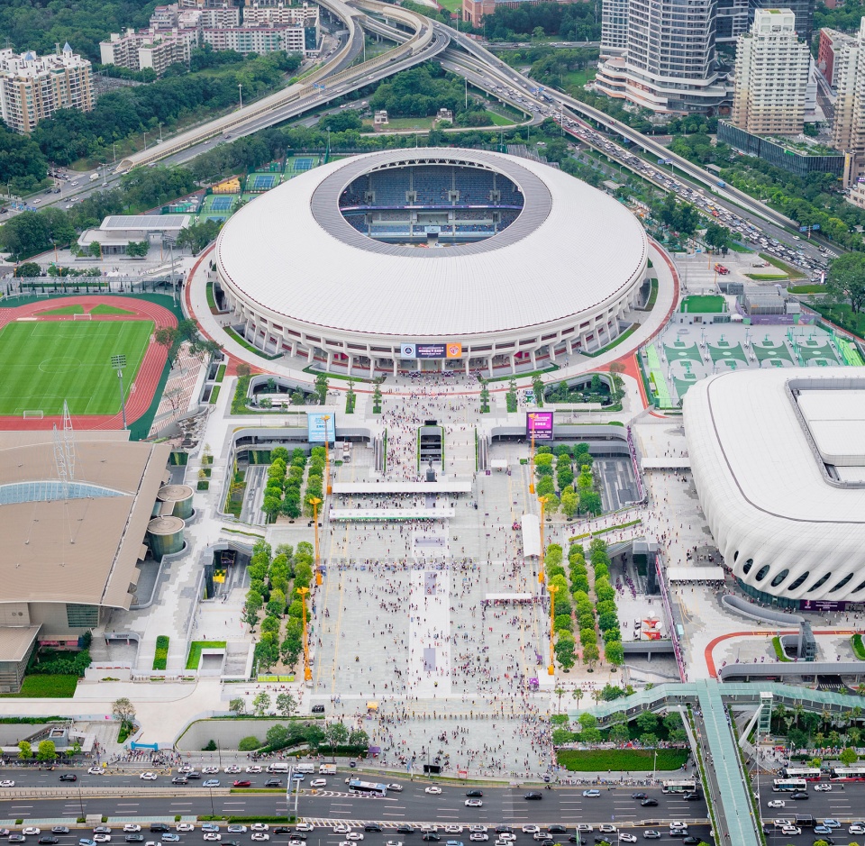 shenzhen sports center landscape architecture by lola landscape architects