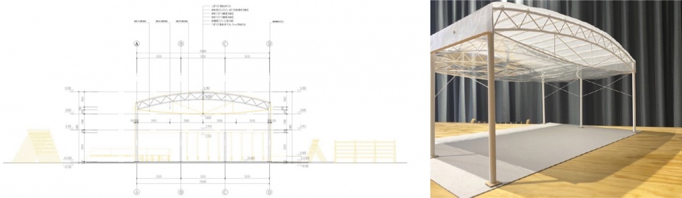 the Marquee Shed of the 2024 Dianchi Art Season by Someyoung Architects