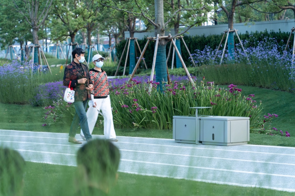 Landscape Design of Green Space on the East Side of Peiya South Road Jinze Town Shanghai by Landscape Design Department Shanghai United D...